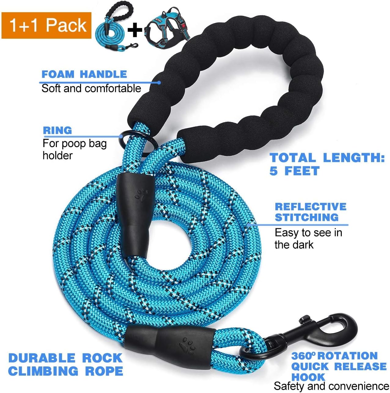 Easy No-Pull Dog Harness Set