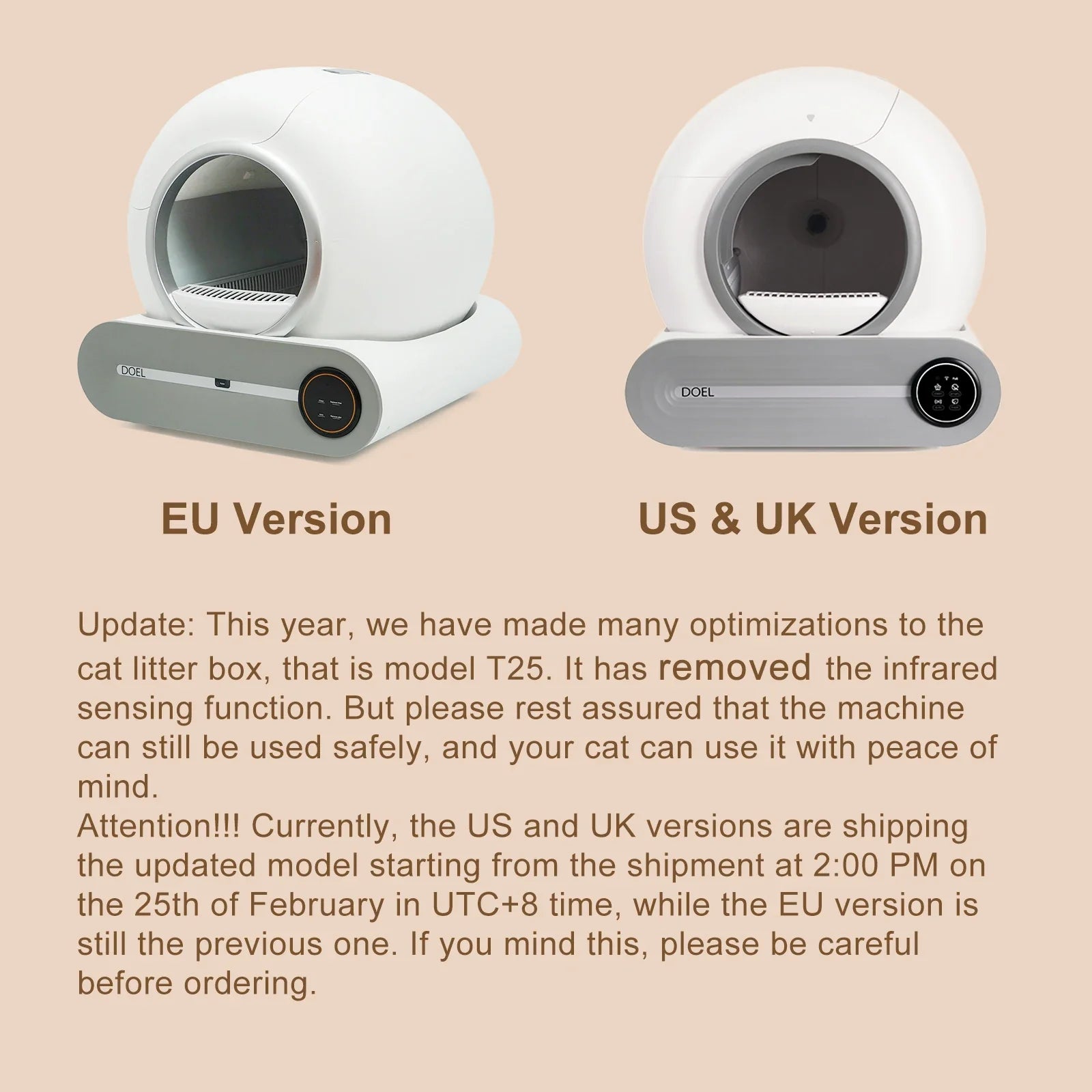 Smart Self-Cleaning Cat Litter Box