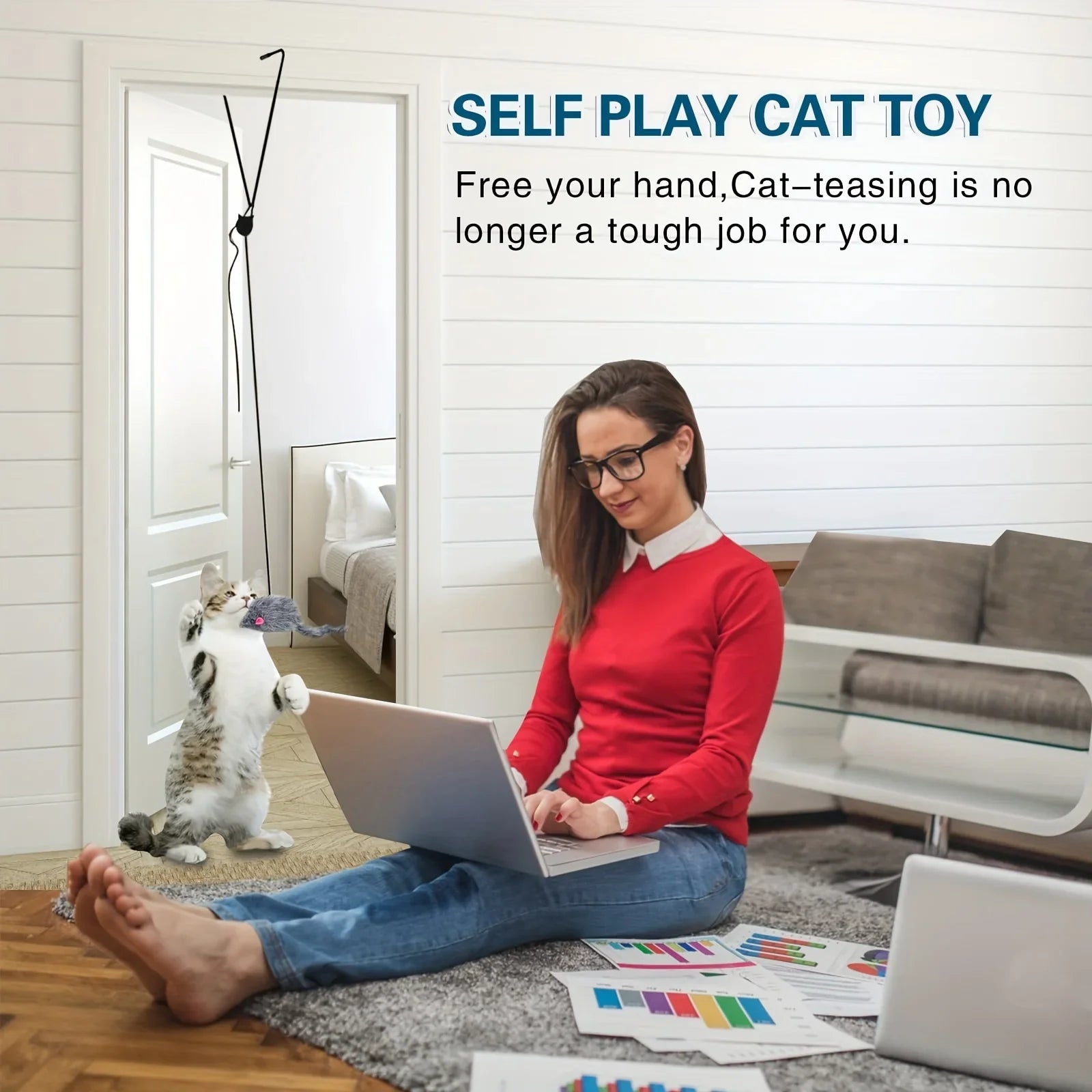Playful Paws Cat Hanging Toy