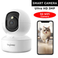 Smart Pet Camera — 2K WiFi with 360° Pan & Night Vision