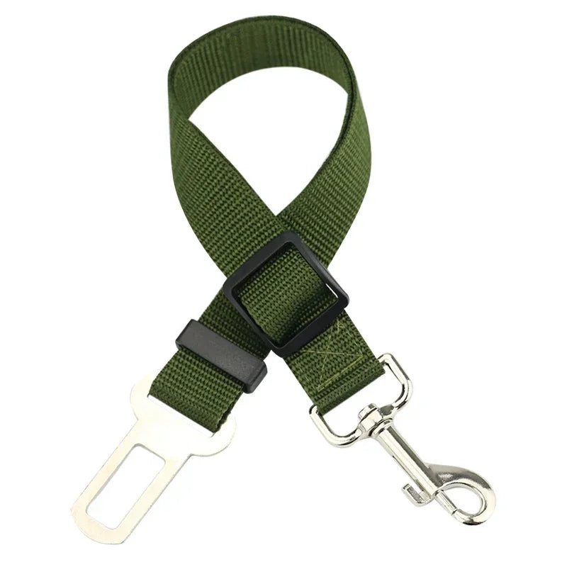 Adjustable Pet Car Seat Belt — Safety Harness for Dogs & Cats