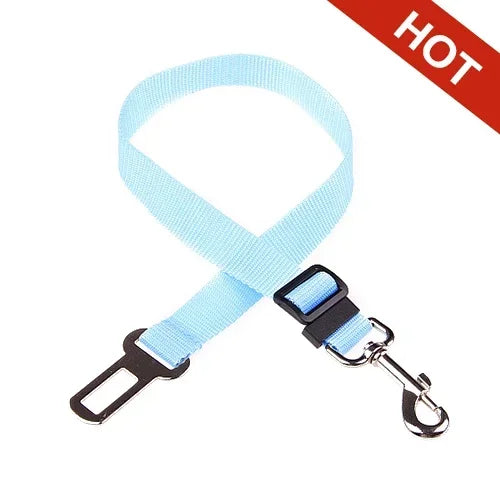 Adjustable Pet Car Seat Belt — Safety Harness for Dogs & Cats