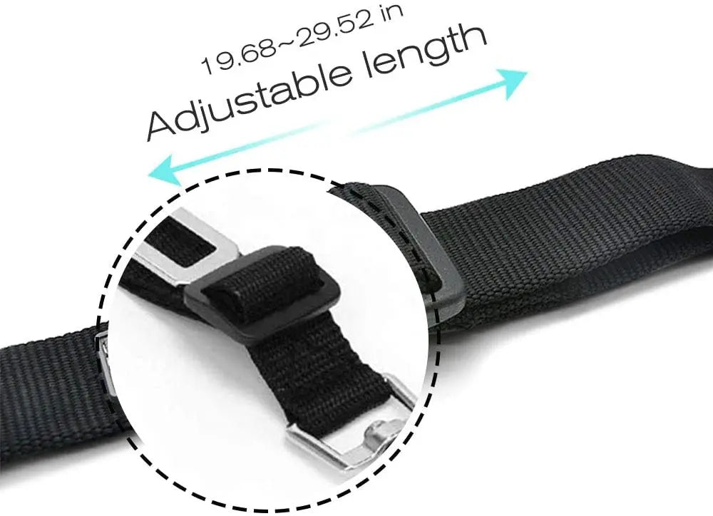Adjustable Pet Car Seat Belt — Safety Harness for Dogs & Cats