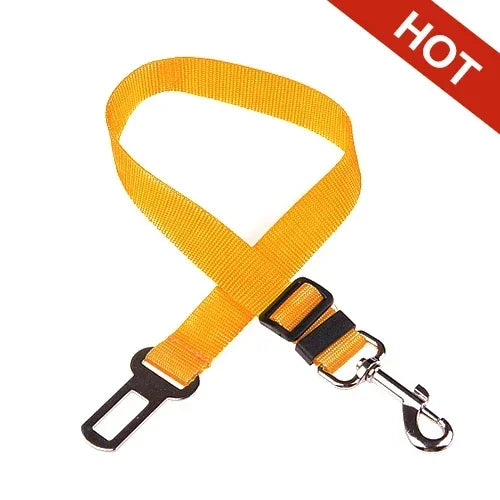 Adjustable Pet Car Seat Belt — Safety Harness for Dogs & Cats