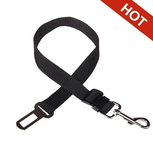 Adjustable Pet Car Seat Belt — Safety Harness for Dogs & Cats
