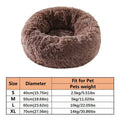 Calming Donut Pet Bed — Plush & Washable