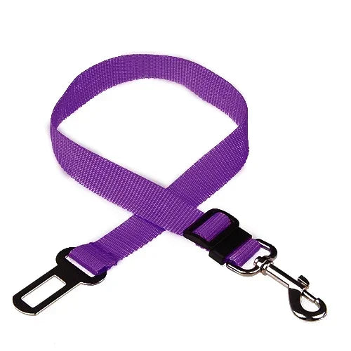 Adjustable Pet Car Seat Belt — Safety Harness for Dogs & Cats