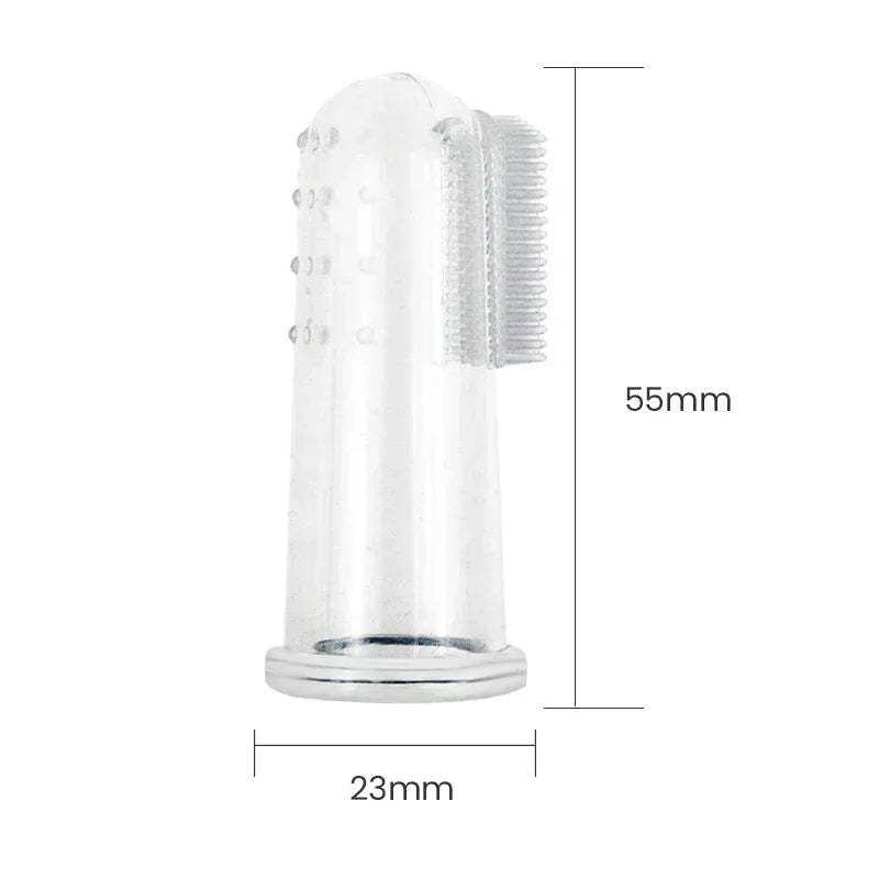 Pet Finger Toothbrush Set — Soft Silicone Dental Care