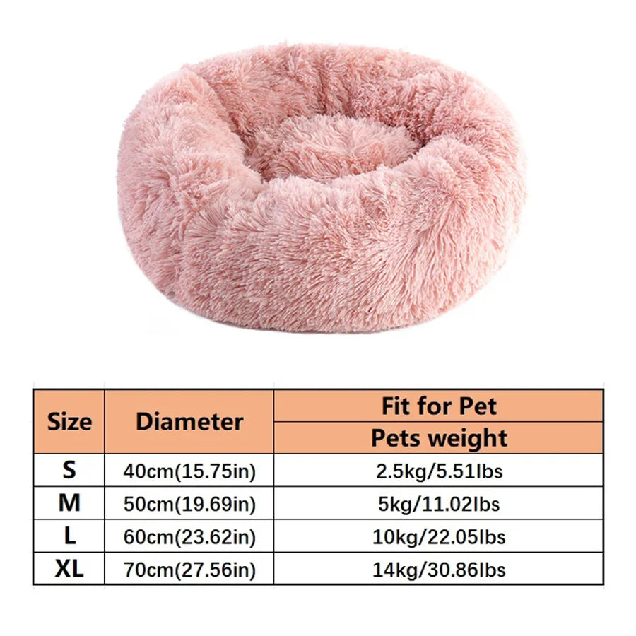 Calming Donut Pet Bed — Plush & Washable