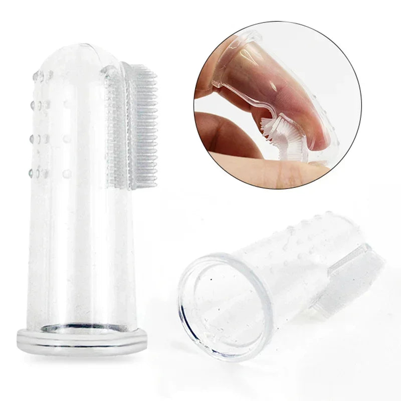 Pet Finger Toothbrush Set — Soft Silicone Dental Care