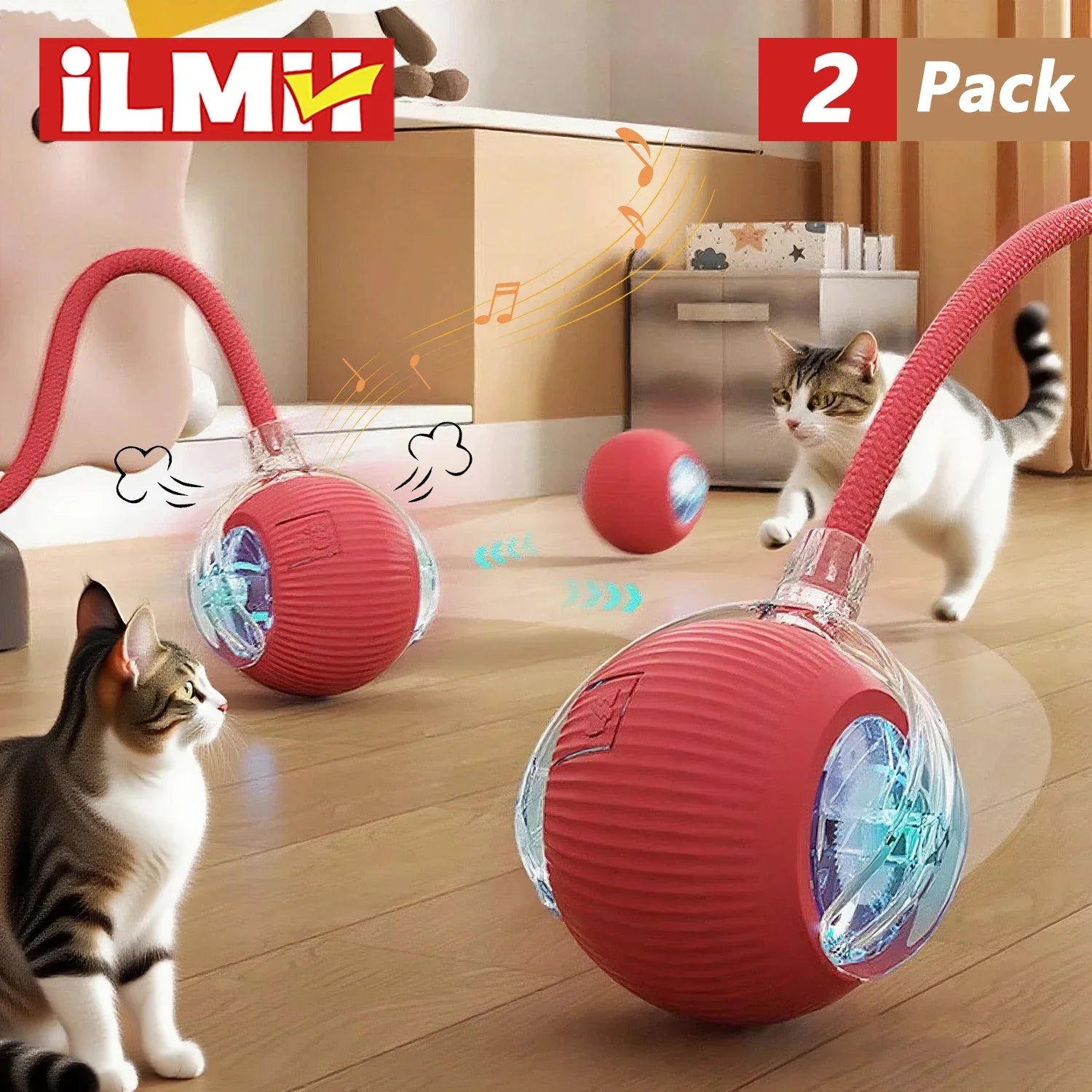 Smart Cat Play Ball